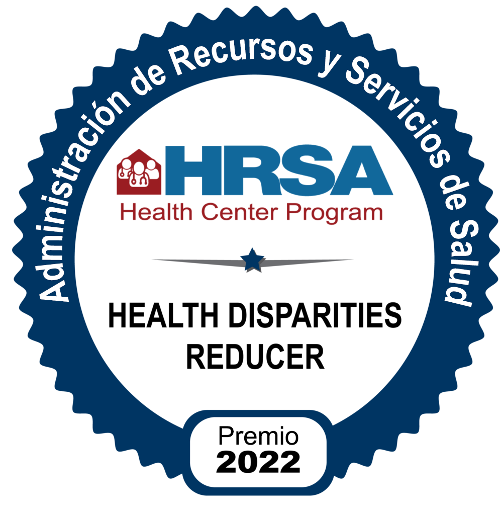 Insignia de HRSA para Reductor de Desigualdades en Salud