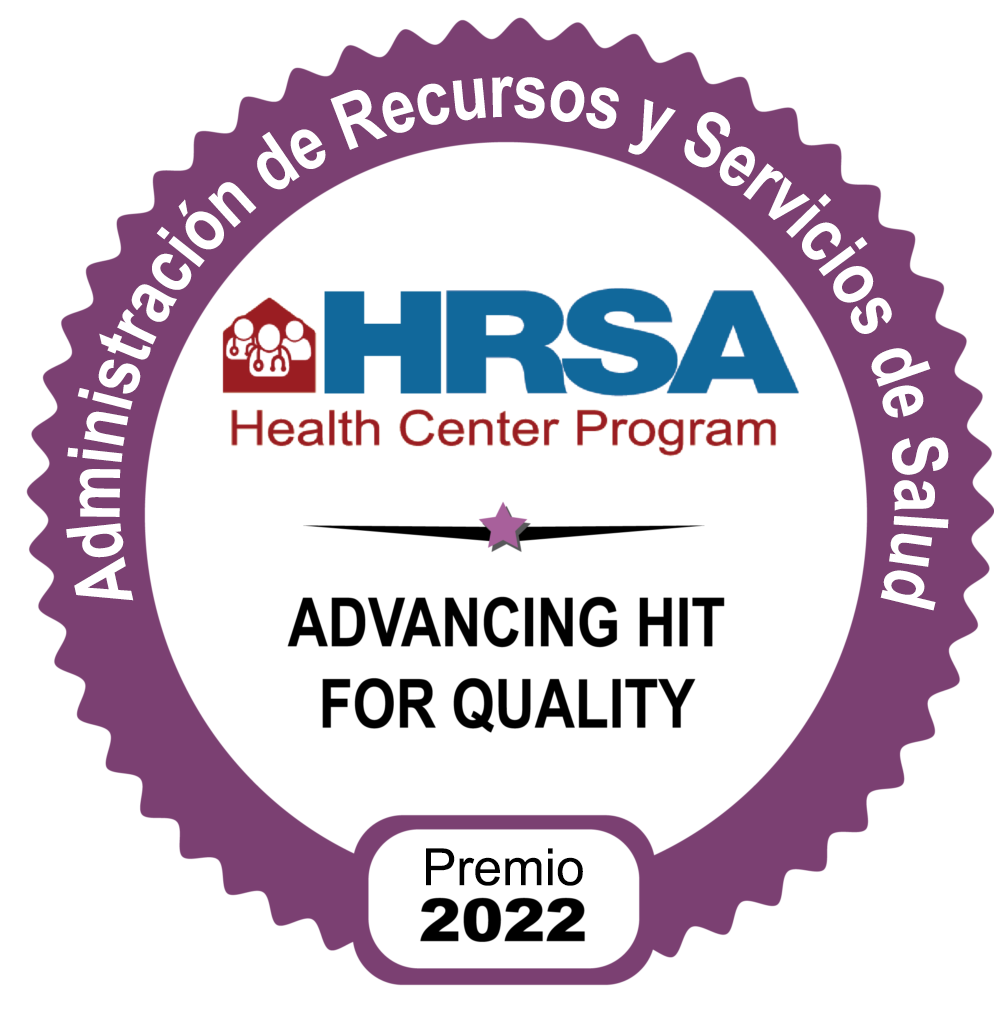 Insignia de HRSA por Mejorar la Calidad de la Tecnología de Información Médica
