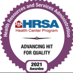 HRSA Advancing Health Information Technology for Quality badge