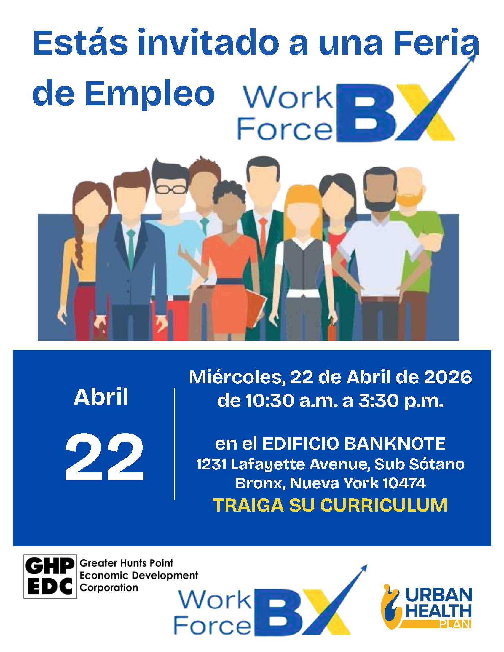 Job fair flyer - April 22 2026